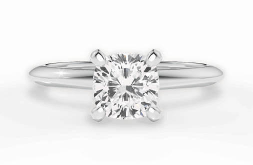 Diamond Shapes for Solitaire Rings - Cushion Cut