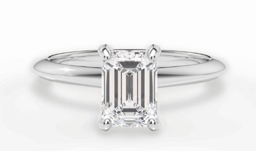Emerald Cut Diamond Ring - Ritani